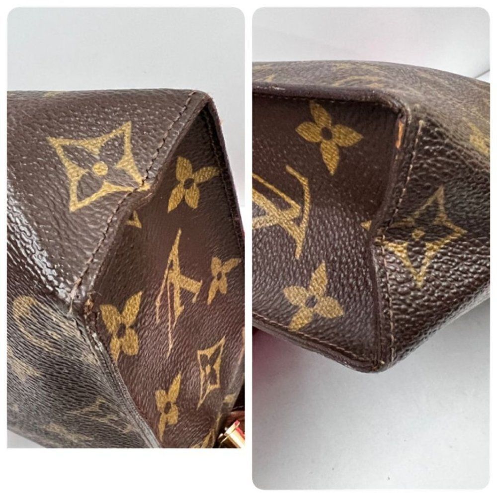 Louis Vuitton LV Cosmetic Pouch Bag Trousse Toilette 26 Browns Monogram - Picture 4 of 12